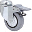Rueda Goma Gris 80mm 60Kg  ALEX 1-0387