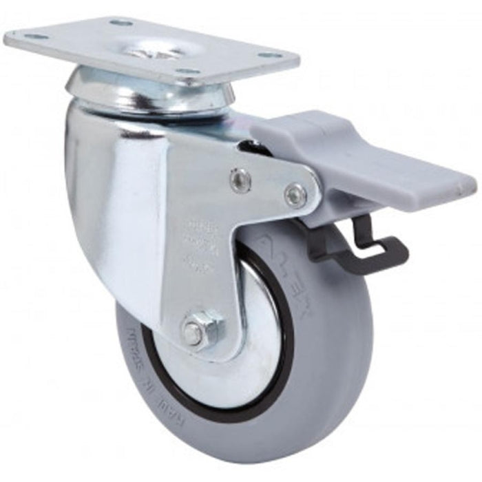 Rueda Goma Gris 100mm 70Kg ALEX 1-0302