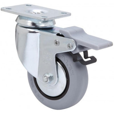 Rueda Goma Gris 100mm 70Kg ALEX 1-0302