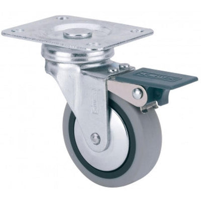 Rueda Goma Gris 60mm 25Kg  ALEX 1-0549