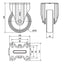 Rueda Poliamix 150mm 350Kg ALEX 2-0242