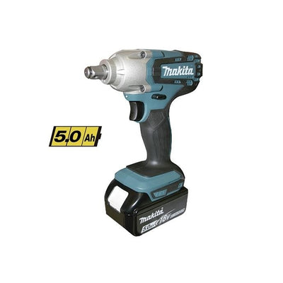 Llave de Impacto 18V 5,0Ah 190Nm. 2 Bat. DTW190RTE MAKITA