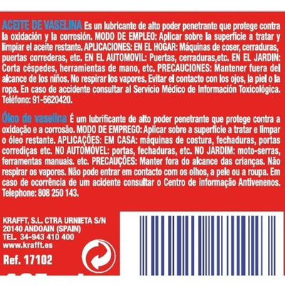 Aceite protector contra la corrosión y oxidación 125 ML