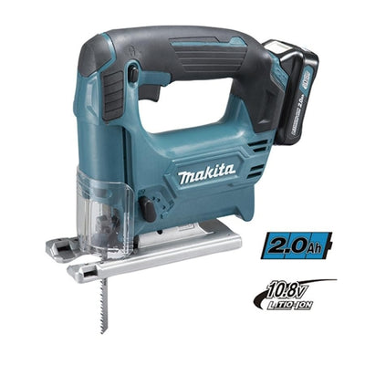 Sierra de Calar 12V 2,0Ah (Kit 2 baterías 2,0 Ah, cargador rápido y maletín) MAKITA JV101DSAE