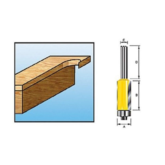 MAKITA/FRESA RECTA RODAMIENTO 12.7MM M8 S-47759