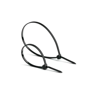 BRIDA NYLON 3.6X300 NEGRA (100 UDS)