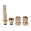 Kit Riego Latón, Incluye: Lanza + Adaptador + 2 Conectores