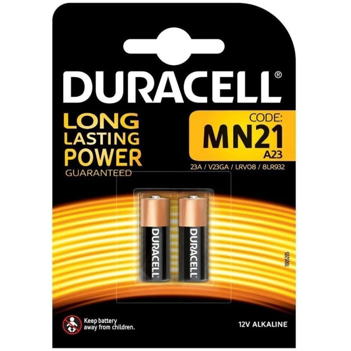 Pila Mando Distancia MN21 2V DURACELL (Blister 2 uds.)