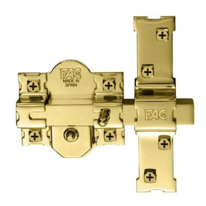 CERROJO FAC 301 R 80 DORADO
