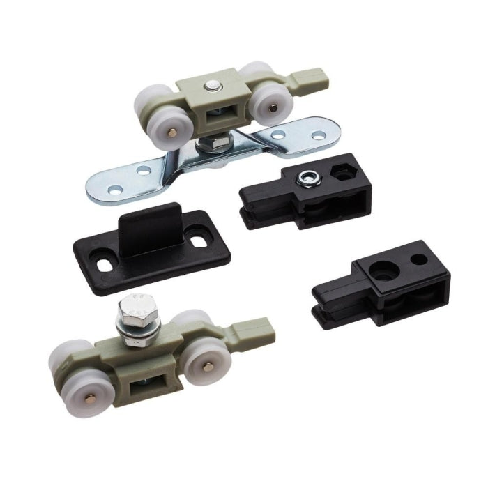 Juego de Poleas 60Kg para Puertas Correderas Kit 4000 BRASSOCHO