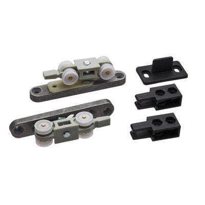 Juego de Poleas KIT 4500 60 Kg Nylon Puerta Corredera BRASSOCHO