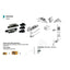 Juego de Poleas KIT 4500 60 Kg Nylon Puerta Corredera BRASSOCHO