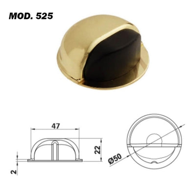 TOPE LUX 525 LATONADO ADHESIVO