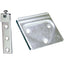 Soporte Colgador de Mueble Juego Gancho + Placa Colgar Cincado