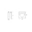 Soporte Colgador de Mueble Juego Gancho + Placa Colgar Cincado