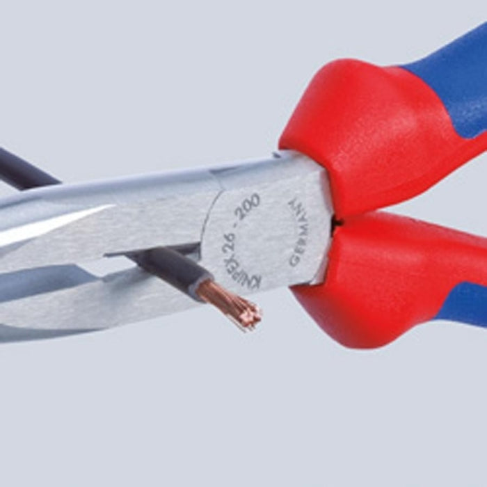 Alicate Boca Plana Curva Bimaterial KNIPEX 26 22 200