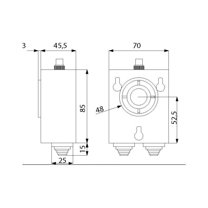 Retenedor Electromagnético Pared DORCAS RT 5024