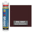 Silicona de Color Rojo Negruzco RAL 3007 Neutra SOUDAL
