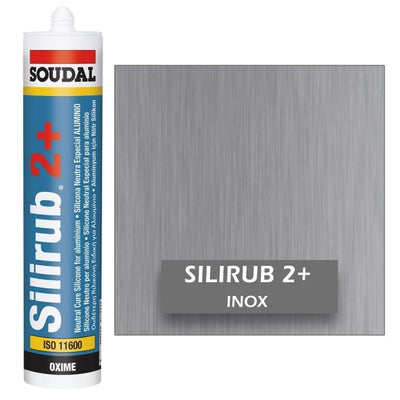 Silicona Neutra de Color INOX Silirub 2+ SOUDAL