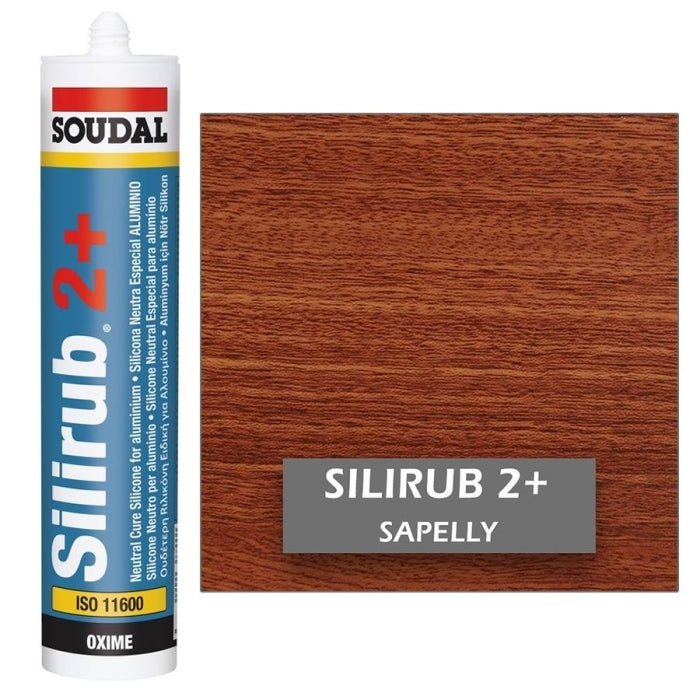 Silicona Neutra de Color SAPELLY Silirub 2+ SOUDAL
