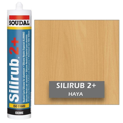 Silicona Neutra de Color HAYA Silirub 2+ 300ml SOUDAL