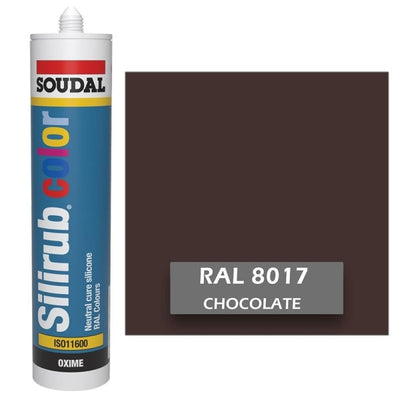Silicona de Color Marrón Chocolate RAL 8017 Neutra SOUDAL