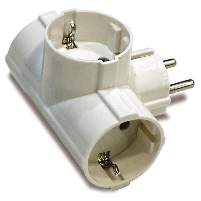 Adaptador Triple TT Lateral 16A-250V FAMATEL