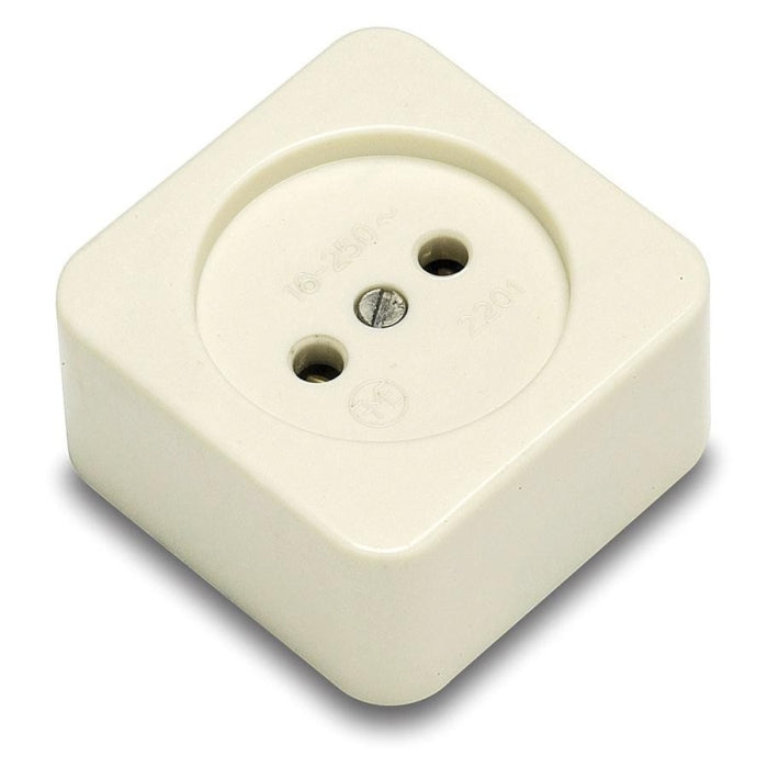 Base Superficie Porcelona 10A-250V FAMATEL
