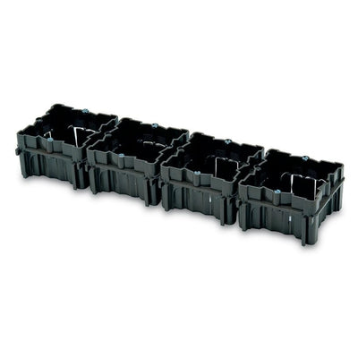 Caja Empotrar 66x66x41 Negro