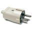Clavija Espiga Blanca de 4,8MM TT Lateral 16A-250V