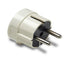 Clavija TT Salida Lateral 16A-250V Blanca FAMATEL
