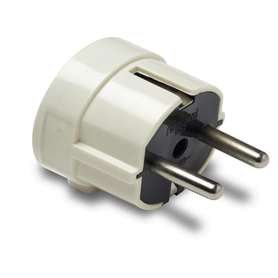 Clavija TT Salida Lateral 16A-250V Blanca FAMATEL