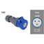 Base Móvil CETAC 3P(2P+T) 16A 220-240V IP44 FAMATEL