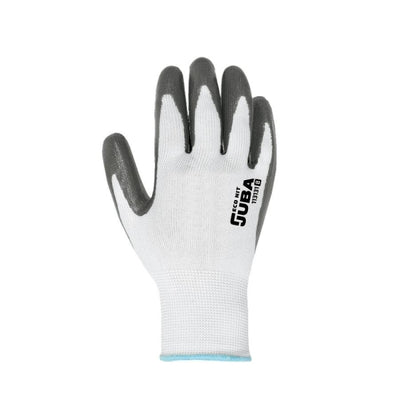 Guante de Nitrilo ECO-NIT Gris Blanco T9/L 113131 JUBA