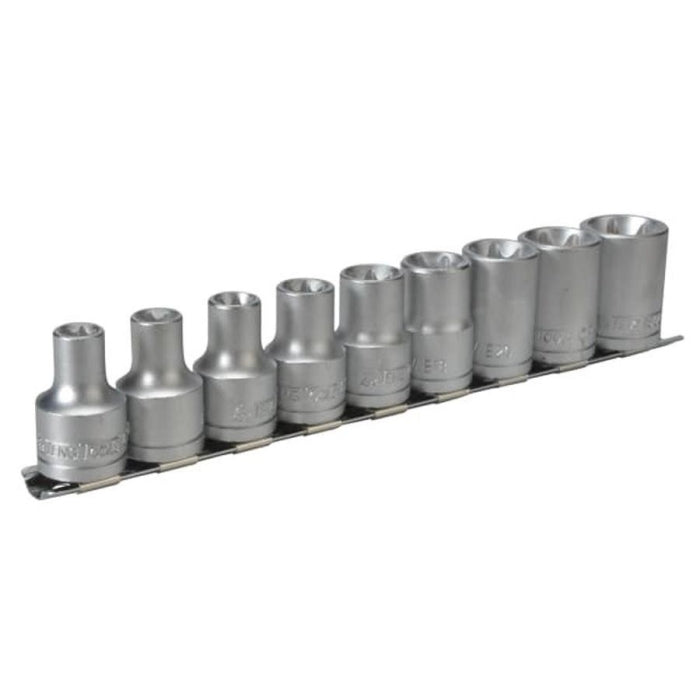 Juego Vasos Torx 1/2" 9 Piezas M1210 TENGTOOLS