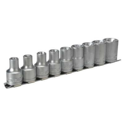 Juego Vasos Torx 1/2" 9 Piezas M1210 TENGTOOLS