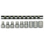 Juego Vasos Torx 1/2" 9 Piezas M1210 TENGTOOLS