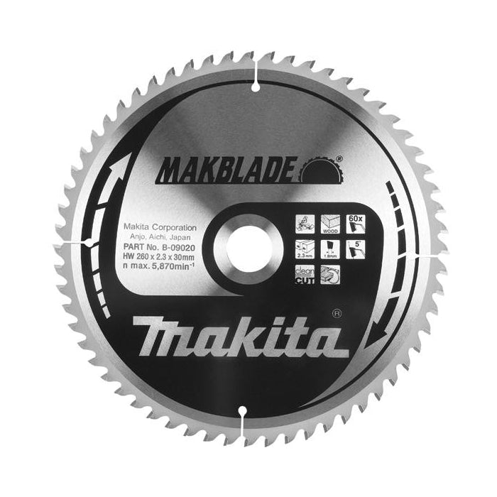Discos MAKBLADE Corte Madera 305mm/60z B-32817 MAKITA