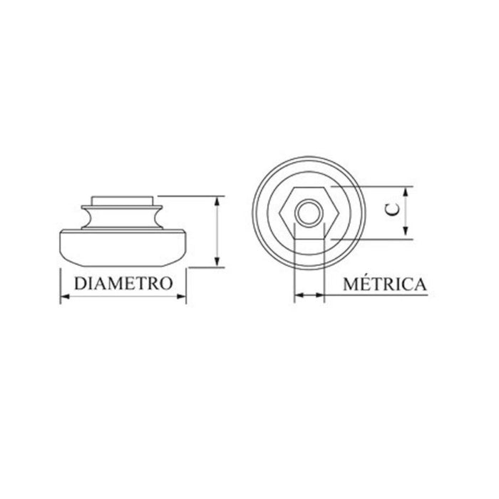 Rodilla Guía 82mm (U-100 Caliente) M-16 ROANDI