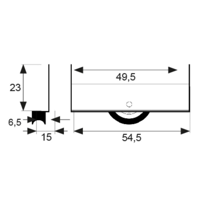 Rodamiento Triana RD24 54,5X23mm 68235 MICEL
