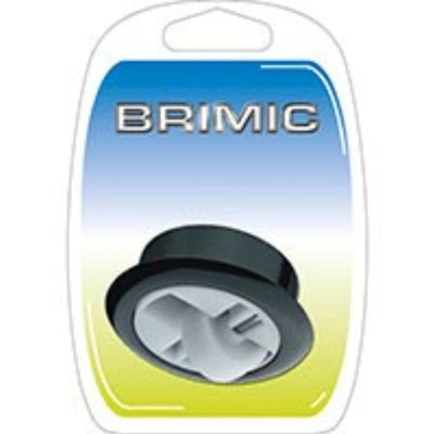 Rueda Embutir Giratoria 54mm Nylon Negro MICEL