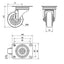 Rueda Caucho 80mm 120Kg ALEX  2-3751