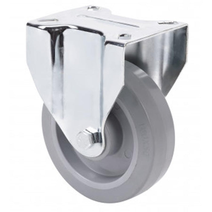 Rueda Goma Gris Fija 100mm 170Kg ALEX 2-3759