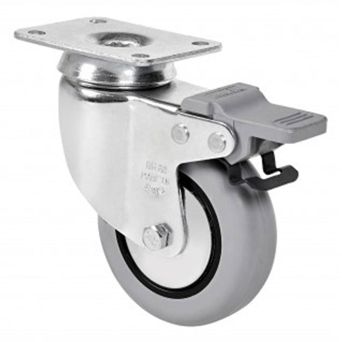 Rueda Giratoria Goma Gris 40kg 2-4480 ALEX