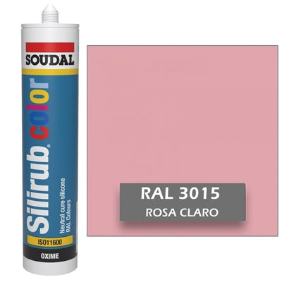 Silicona de Color Rosa Claro RAL 3015 Neutra SOUDAL