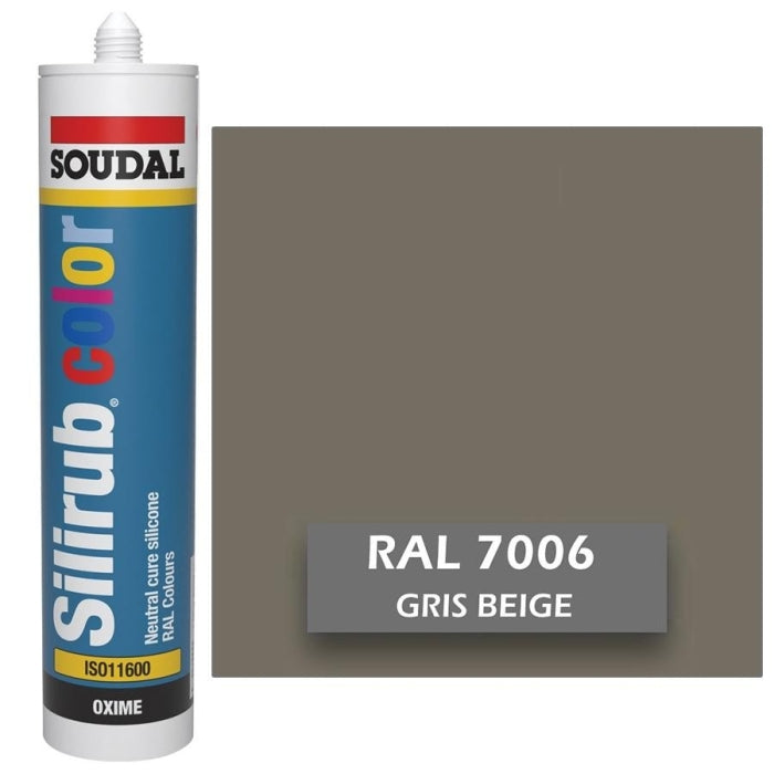 Silicona de Color Gris Beige RAL 7006 Neutra SOUDAL