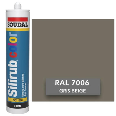 Silicona de Color Gris Beige RAL 7006 Neutra SOUDAL