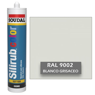 Silicona de Color Blanco Grisaceo RAL 9002 Neutra SOUDAL