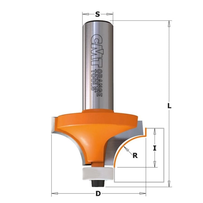Fresa de Radio Cóncavo R3 D18.7 Mango 8 938.187.11 CMT