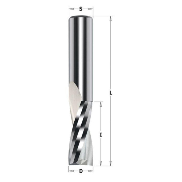 Fresa de Corte Helicoidal Positivo 10mm Mango 8 191.800.11 CMT
